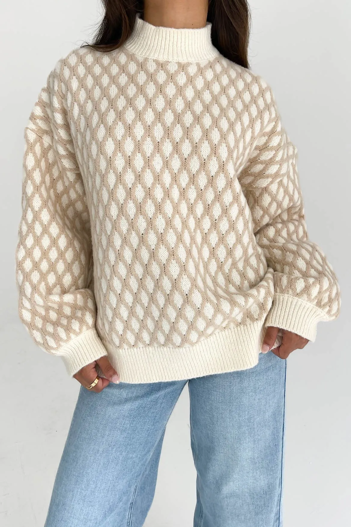 Good Intentions Sweater in Taupe