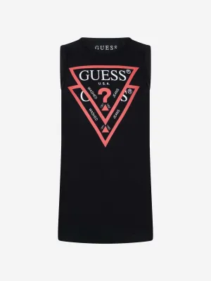 Guess Girls Dress - Cotton Sleeveless Dress