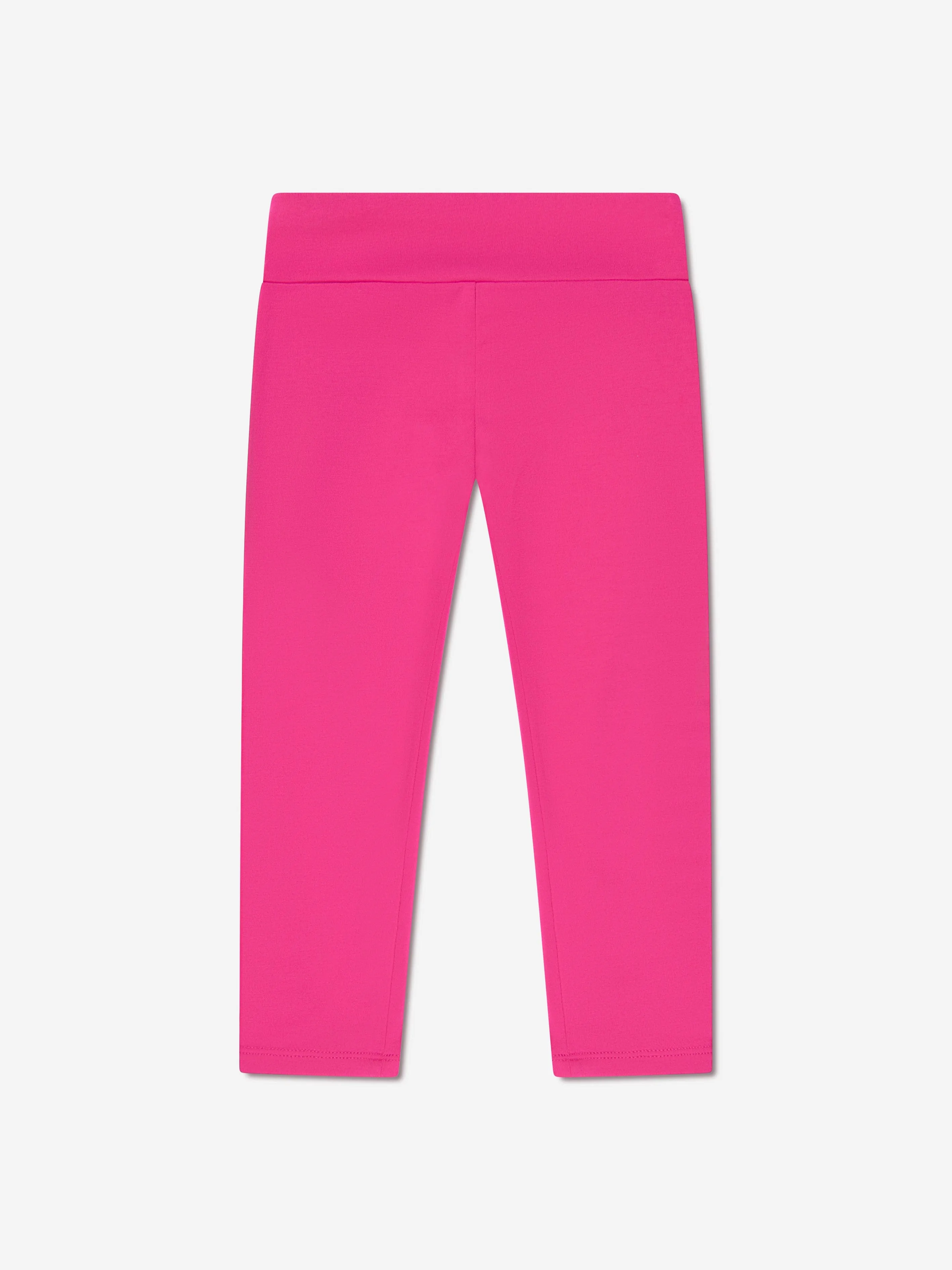 Guess Girls Logo Leggings in Pink