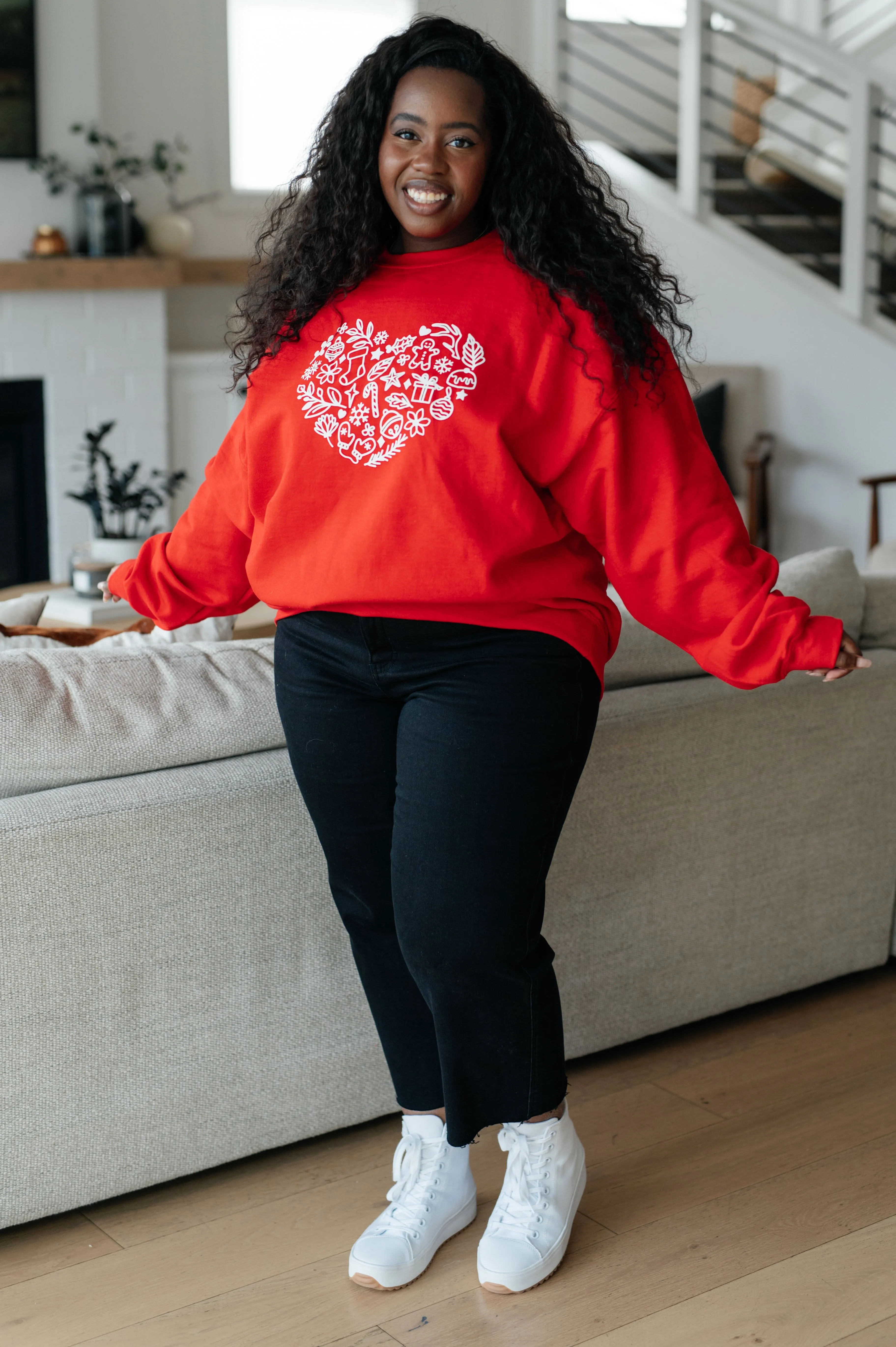 Holiday Heart Sweatshirt