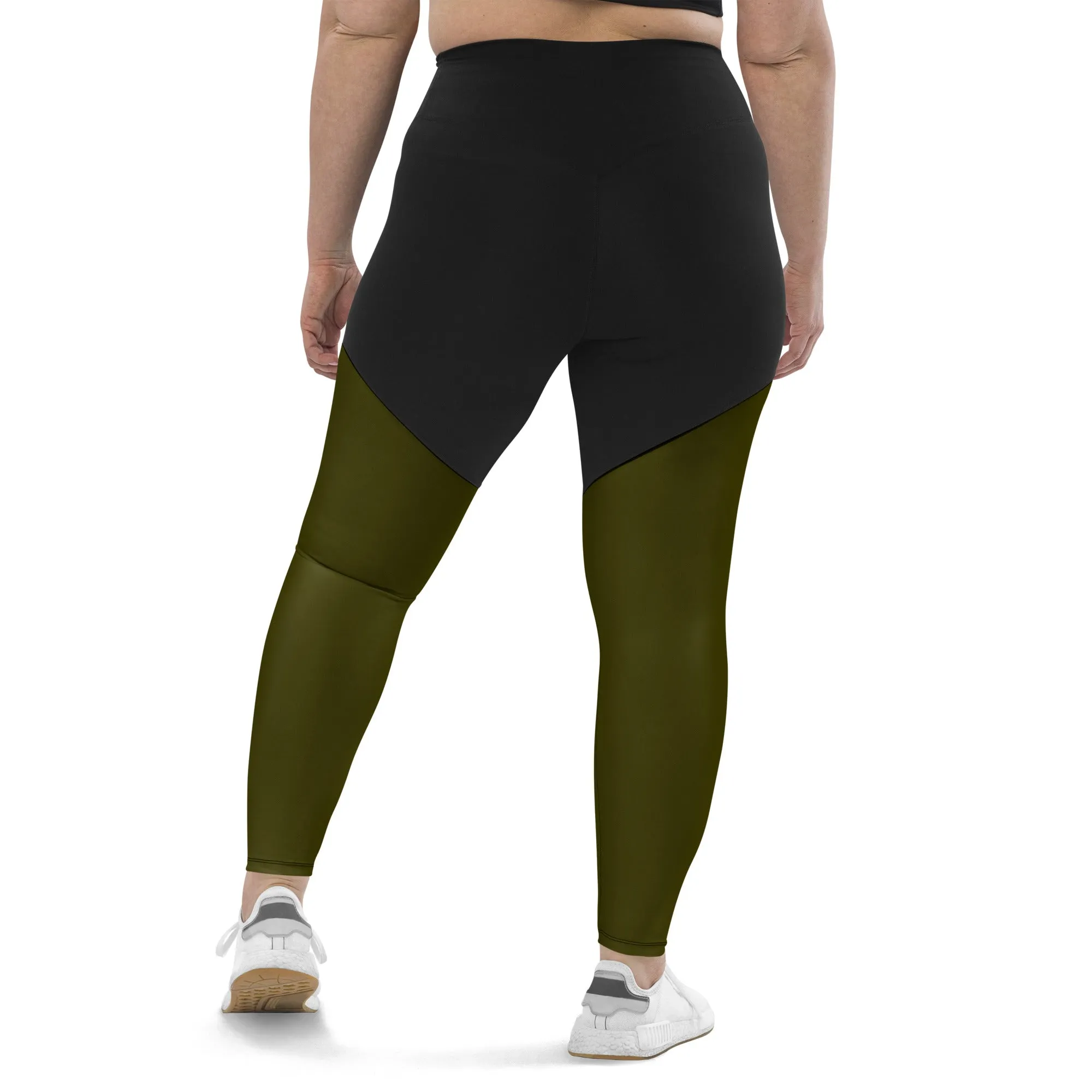 Humble Sportswear™ Hunter Green Sports Compression Leggings