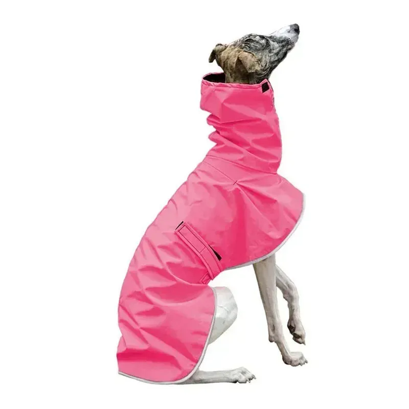 Italian Greyhound Waterproof Coat | Winter Adjustable Whippet Jacket | Warm Fleece Dog Clothes