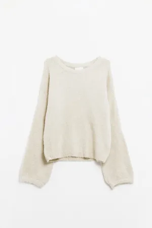 Keep Me Close Cream Sweater