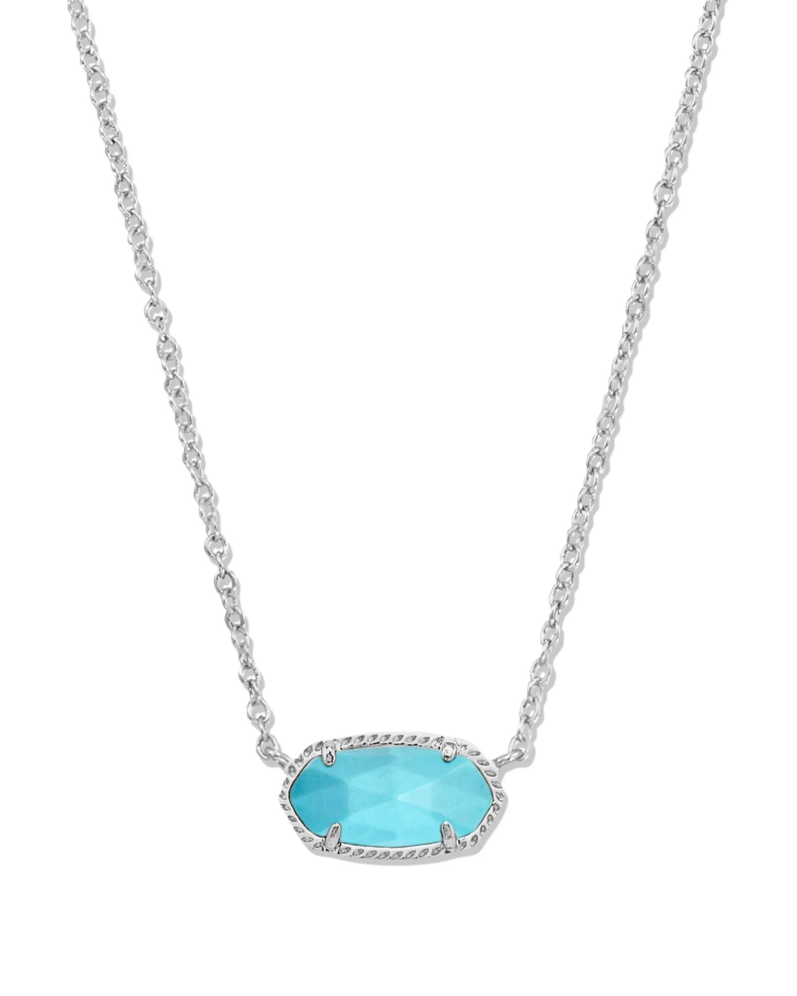 Kendra Scott Elisa Silver Short Pendant Necklace