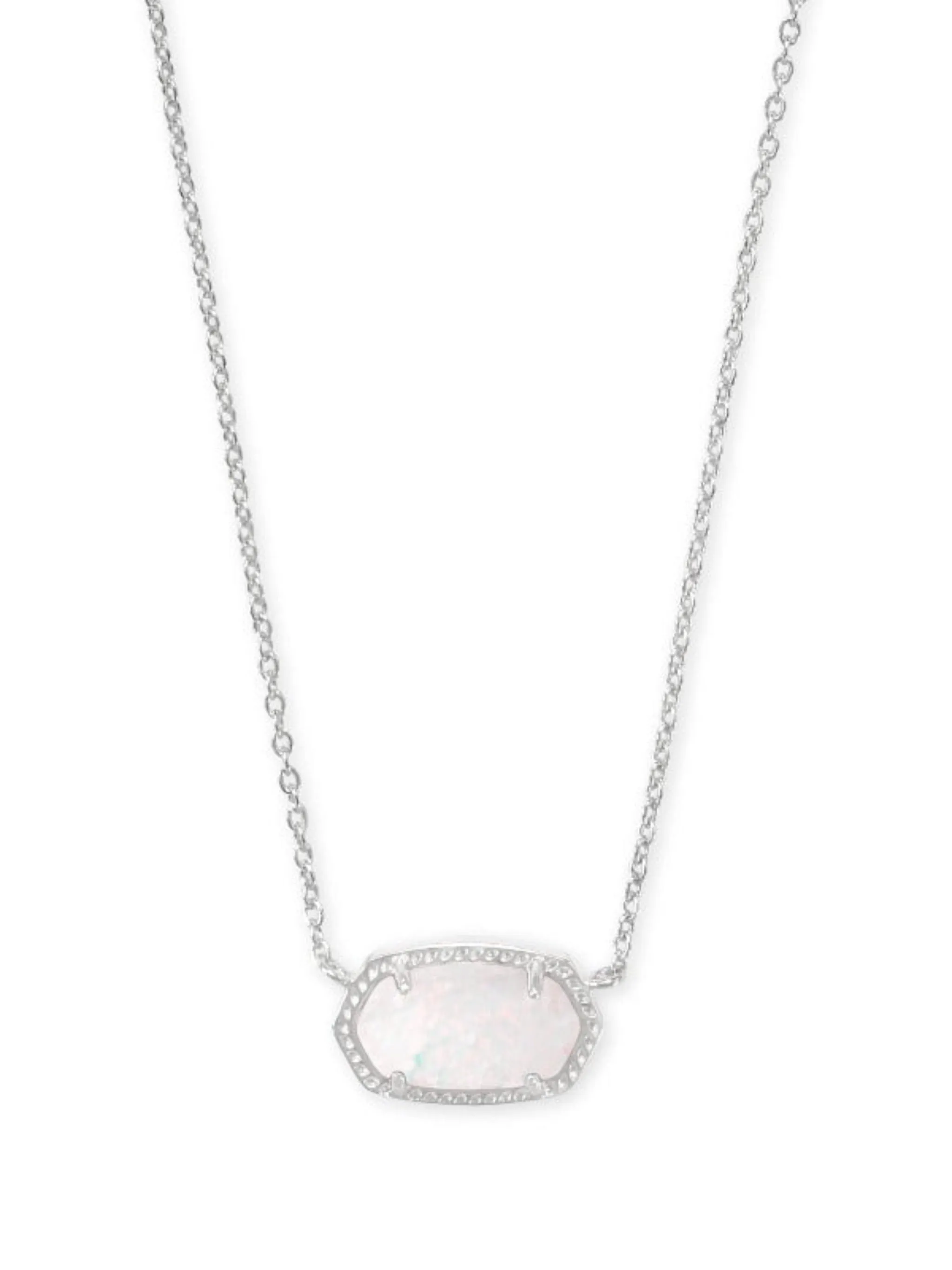 Kendra Scott Elisa Silver Short Pendant Necklace