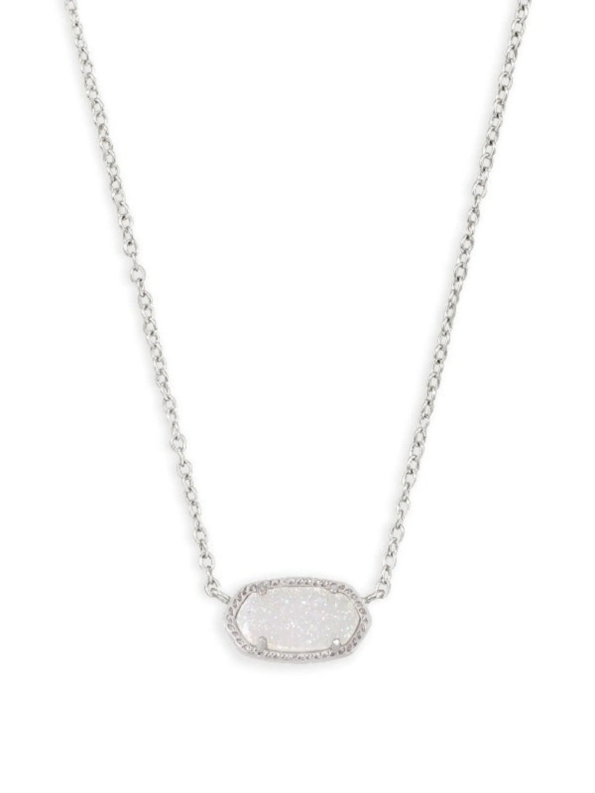 Kendra Scott Elisa Silver Short Pendant Necklace