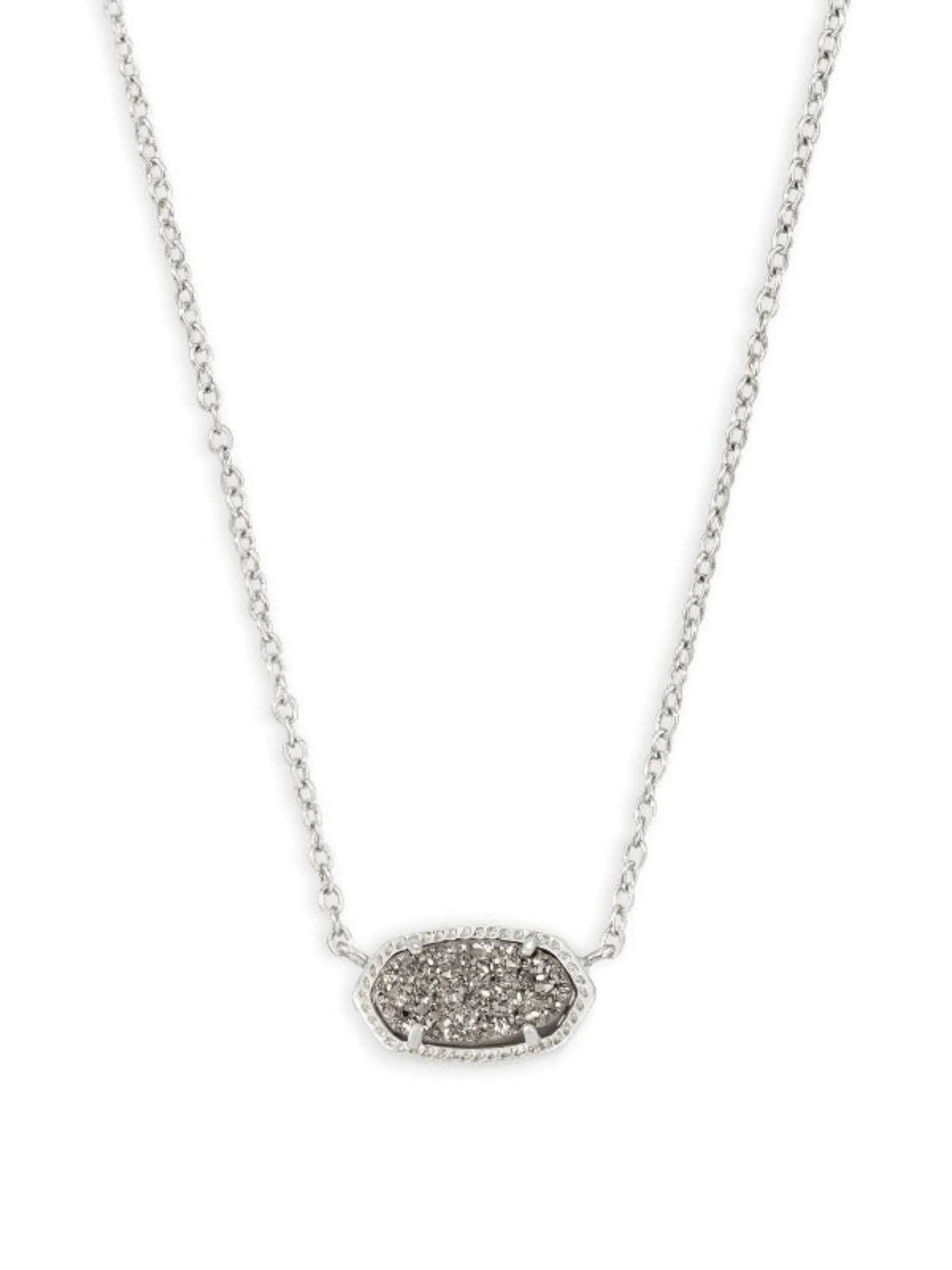 Kendra Scott Elisa Silver Short Pendant Necklace