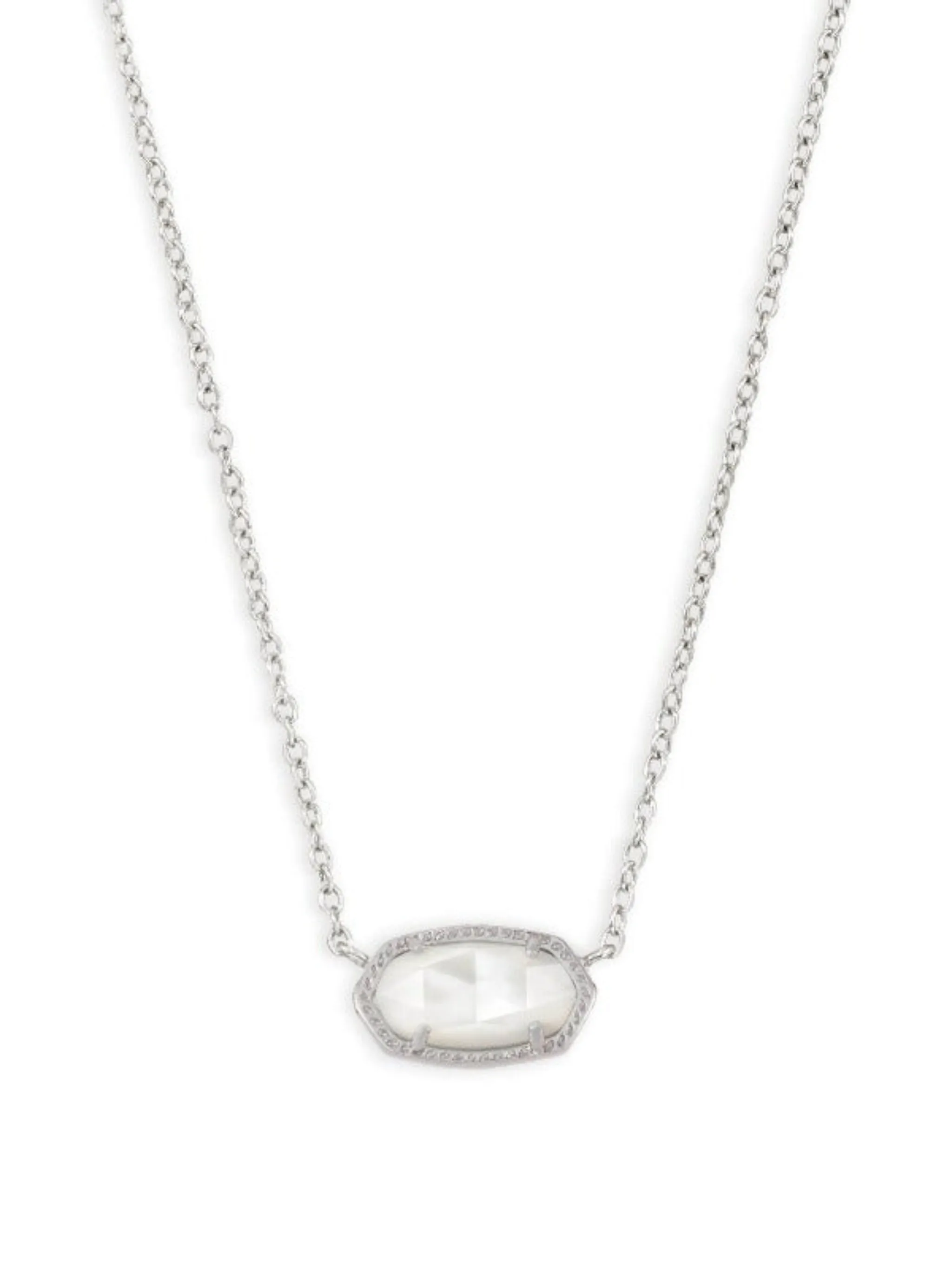 Kendra Scott Elisa Silver Short Pendant Necklace