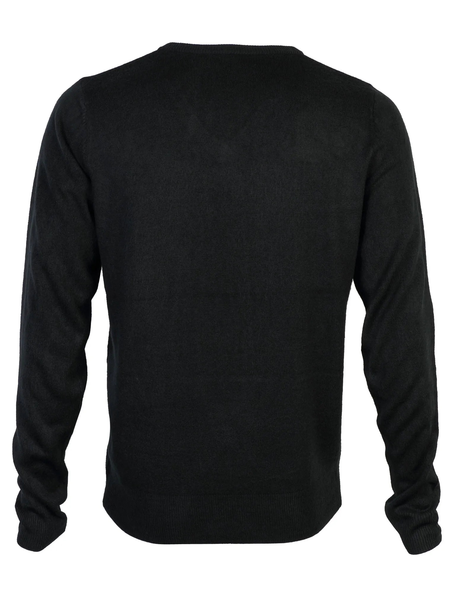 Kensington Eastside Hubert black v neck jumper