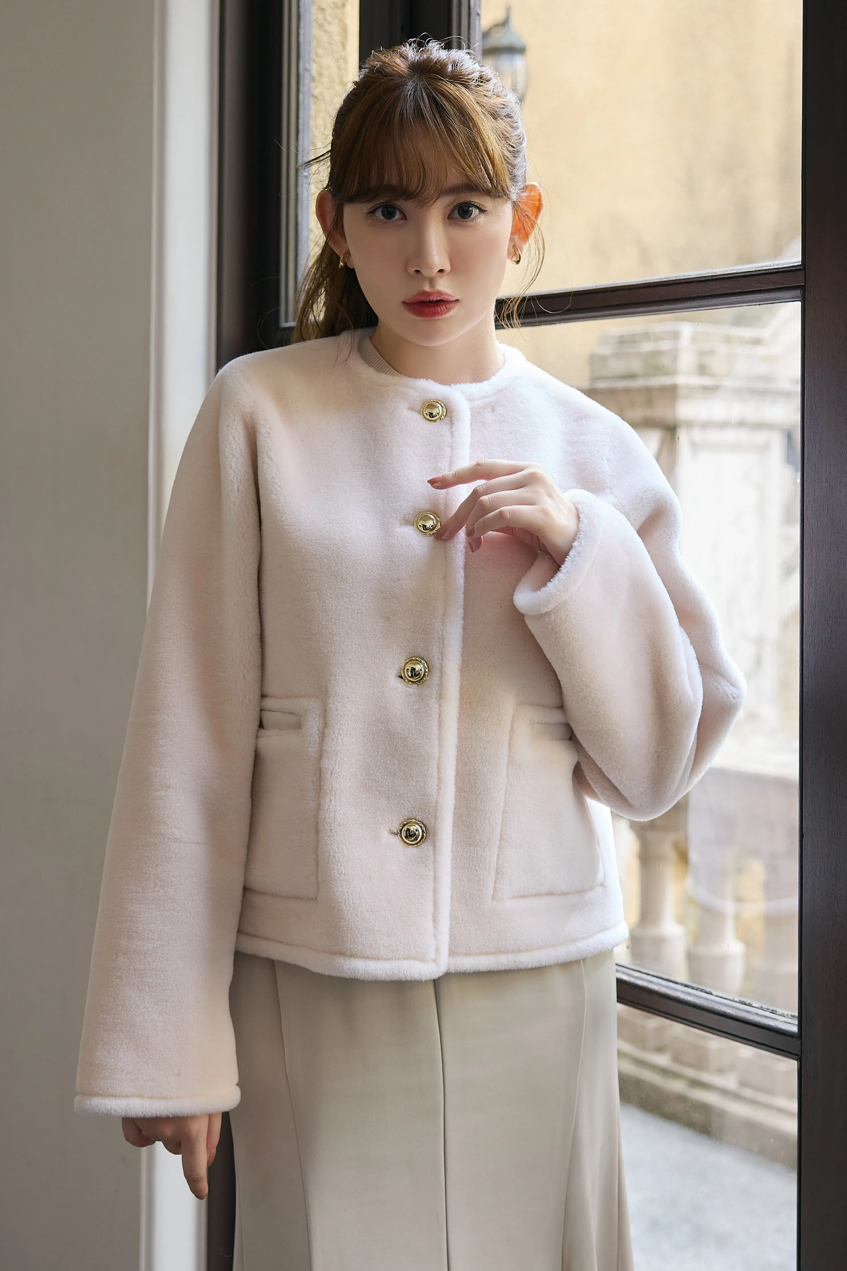 Lausanne Wool Short Coat