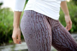 Leggings- bark print