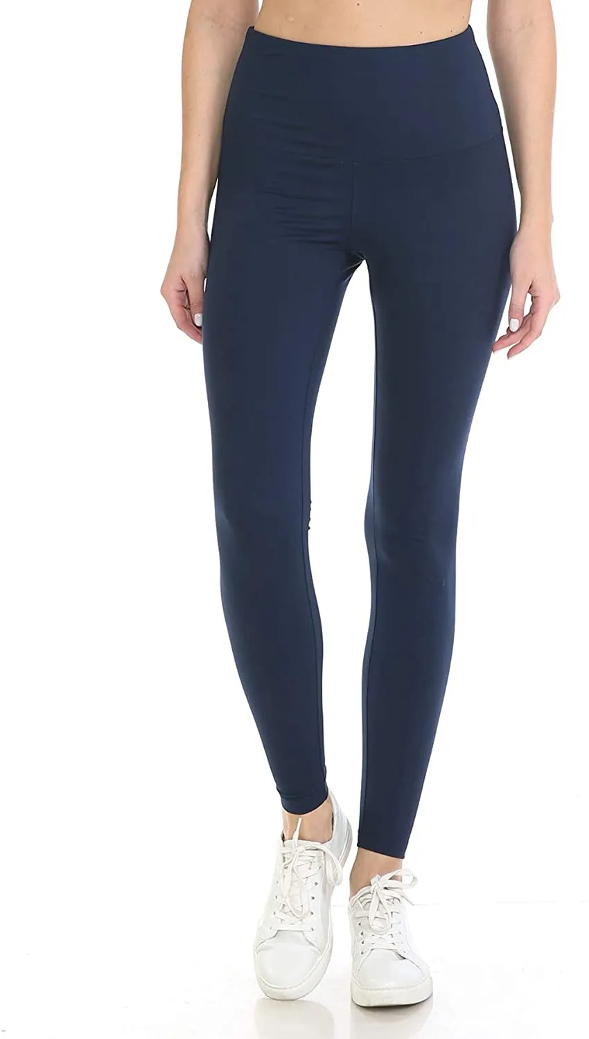 Leggings Depot Yoga Waist REG/Plus Women's Buttery Soft Leggings