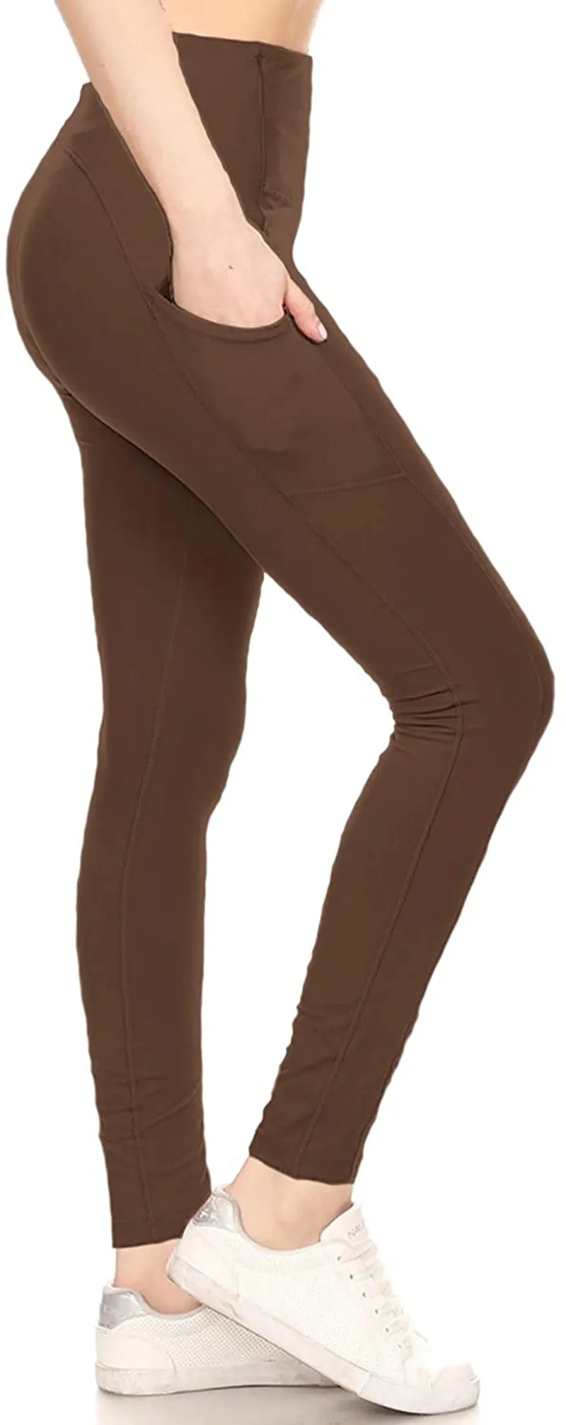 Leggings Depot Yoga Waist REG/Plus Women's Buttery Soft Leggings