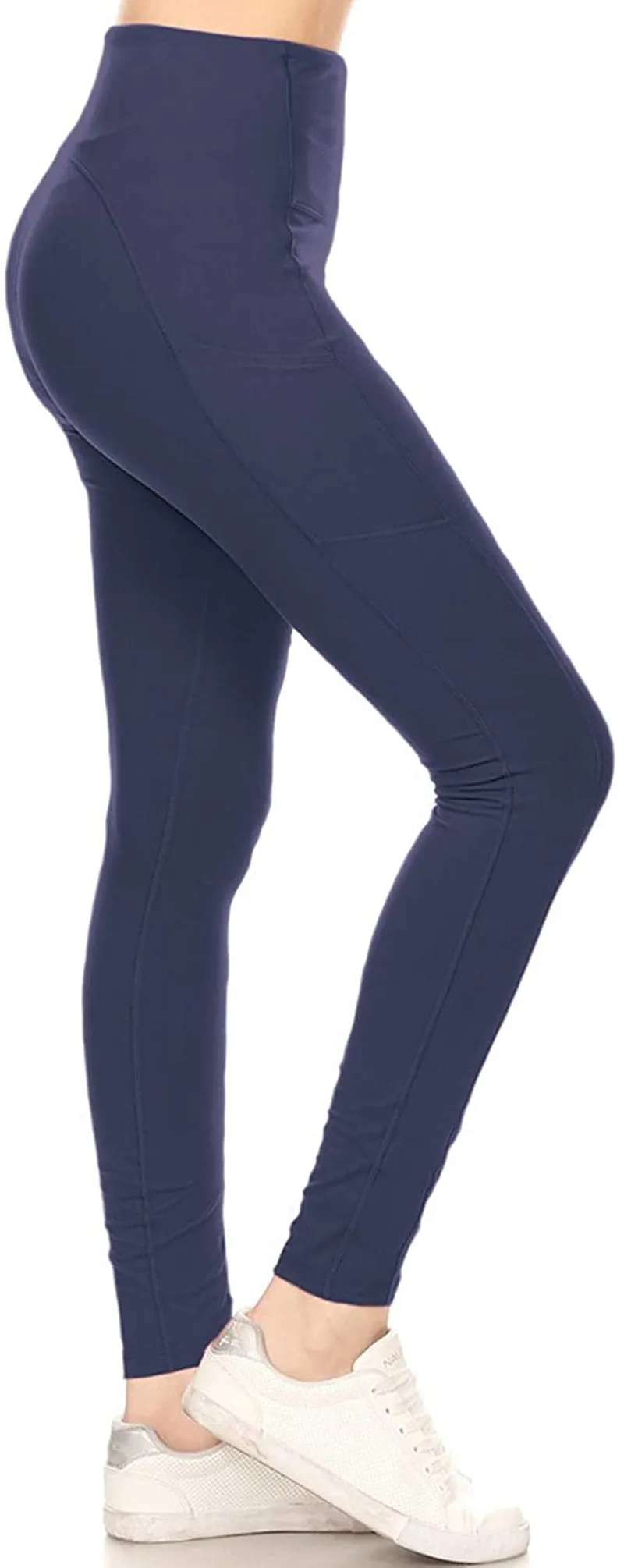 Leggings Depot Yoga Waist REG/Plus Women's Buttery Soft Leggings