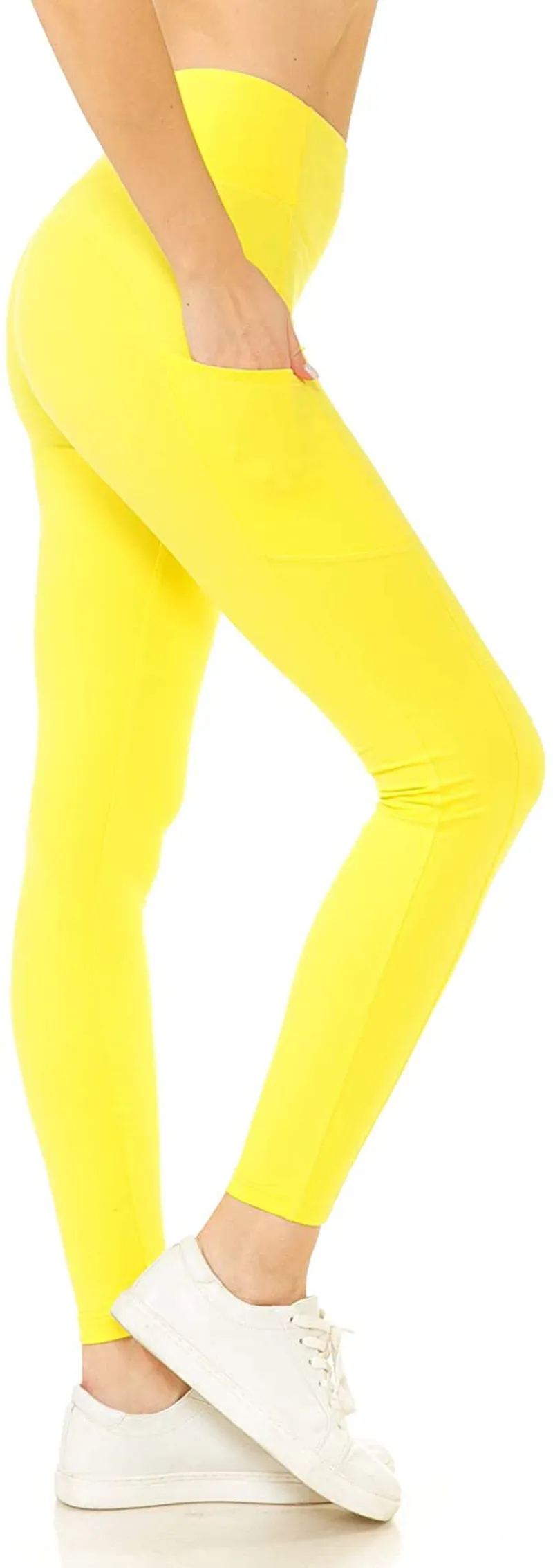 Leggings Depot Yoga Waist REG/Plus Women's Buttery Soft Leggings