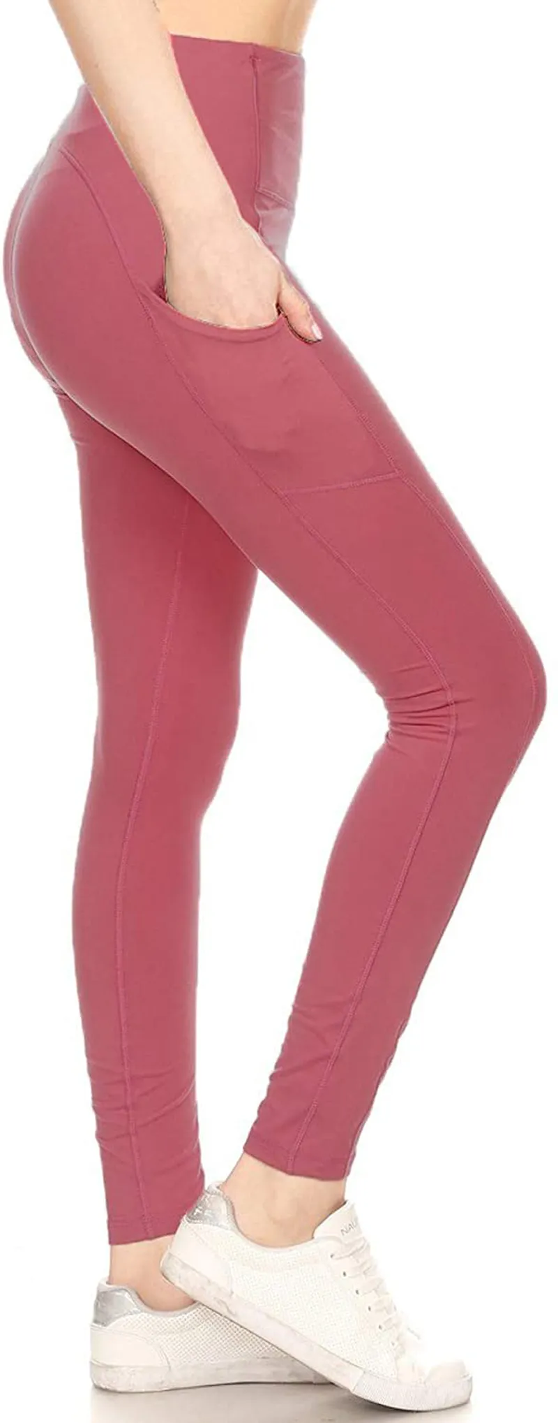 Leggings Depot Yoga Waist REG/Plus Women's Buttery Soft Leggings