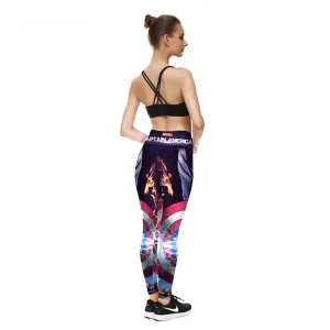 Leggings Geometric Stars Pattern