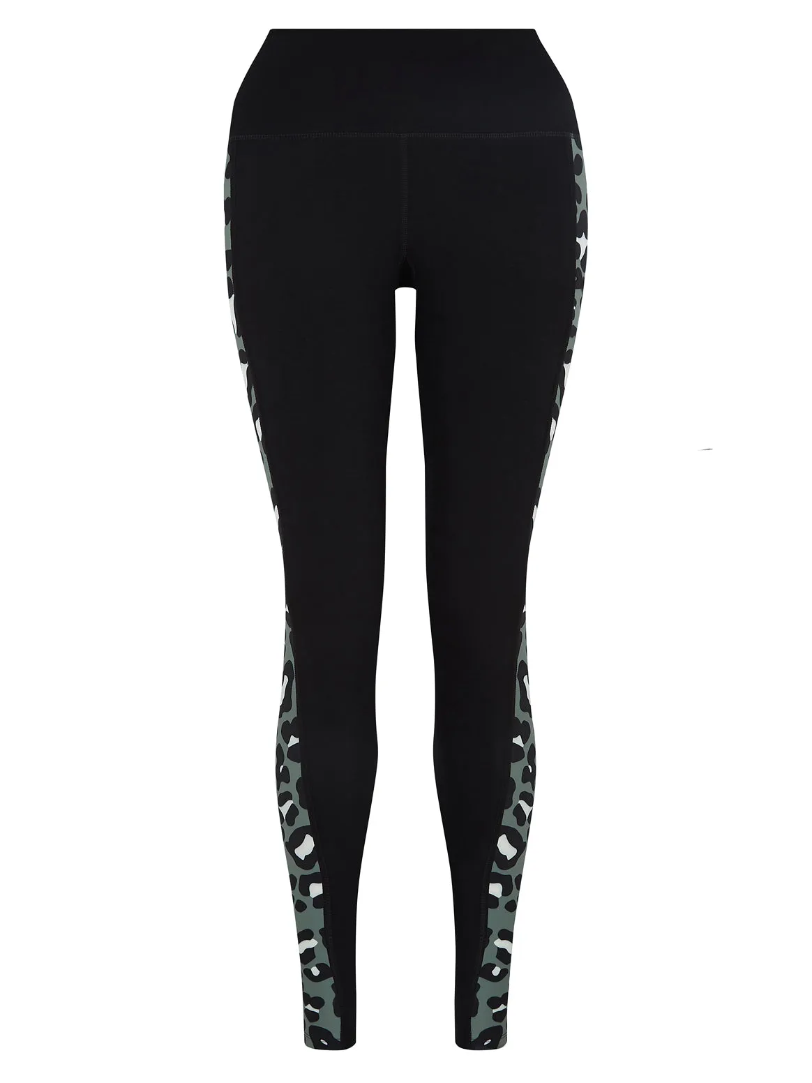 Leopard Print Panelled Leggings