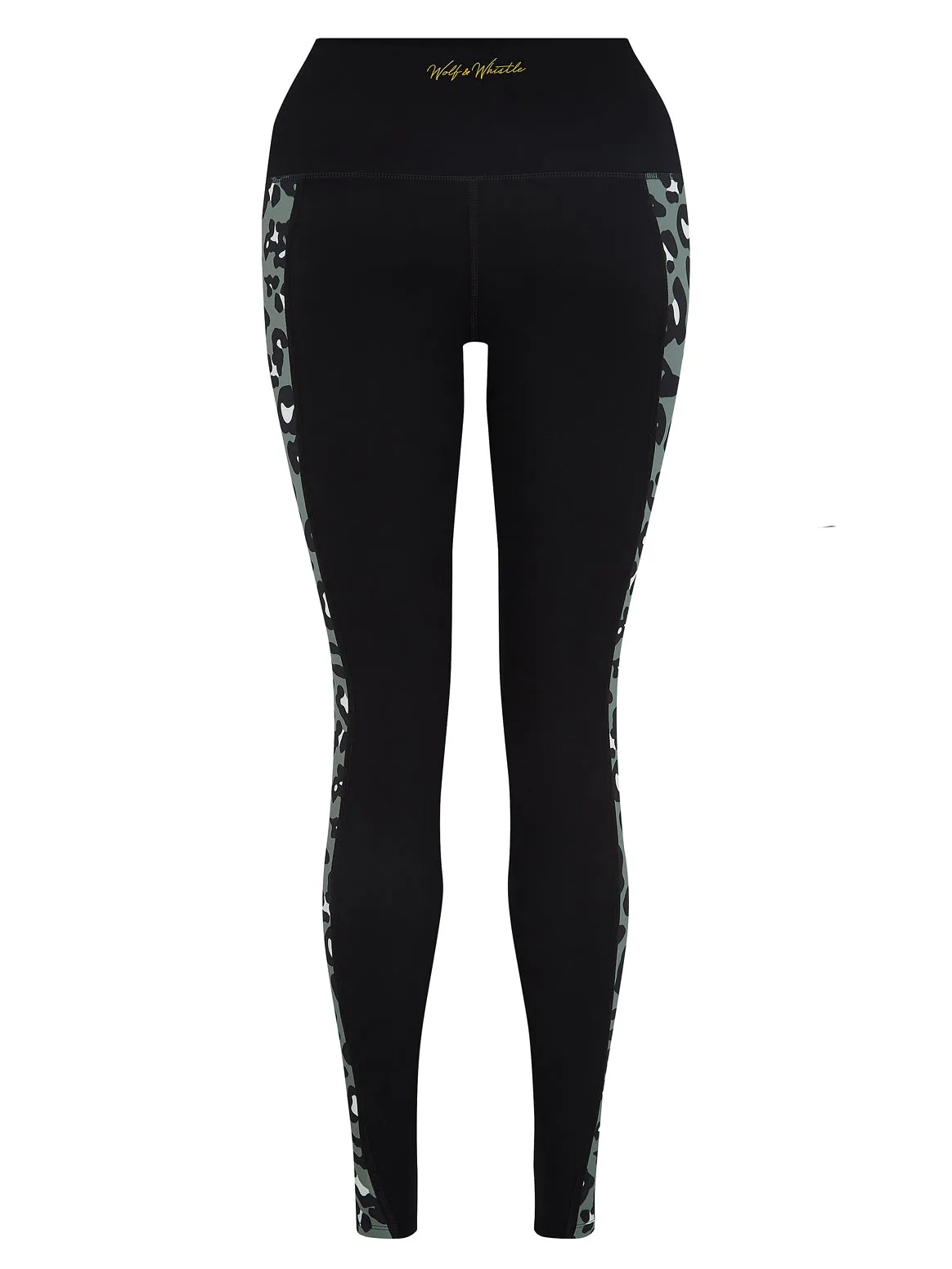 Leopard Print Panelled Leggings