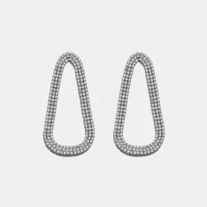 Marina Fossati Triangolo Earrings - Silver