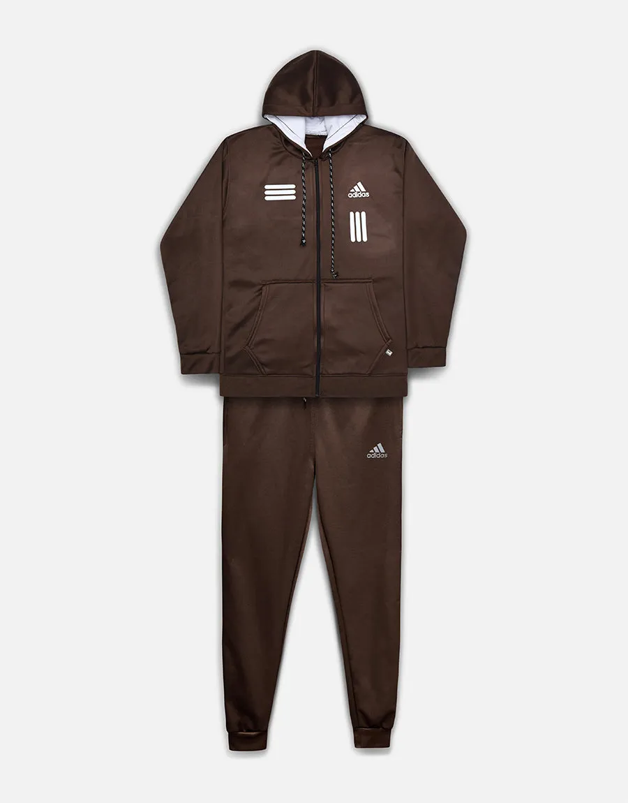 MEN'S ADIDAS TRACKSUIT Chocolate