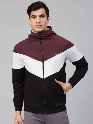 Men's Colorblock Full Zip Hoodie Lifestyle Jacket