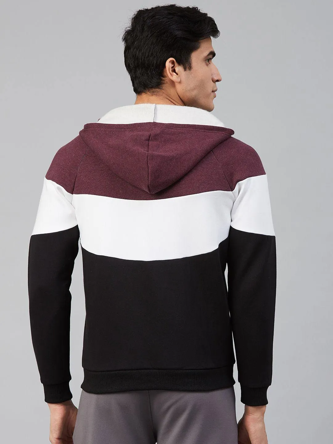 Men's Colorblock Full Zip Hoodie Lifestyle Jacket