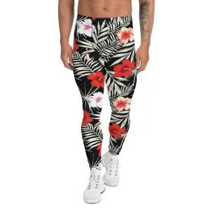 Men's Hawaiian Floral Performance Leggings