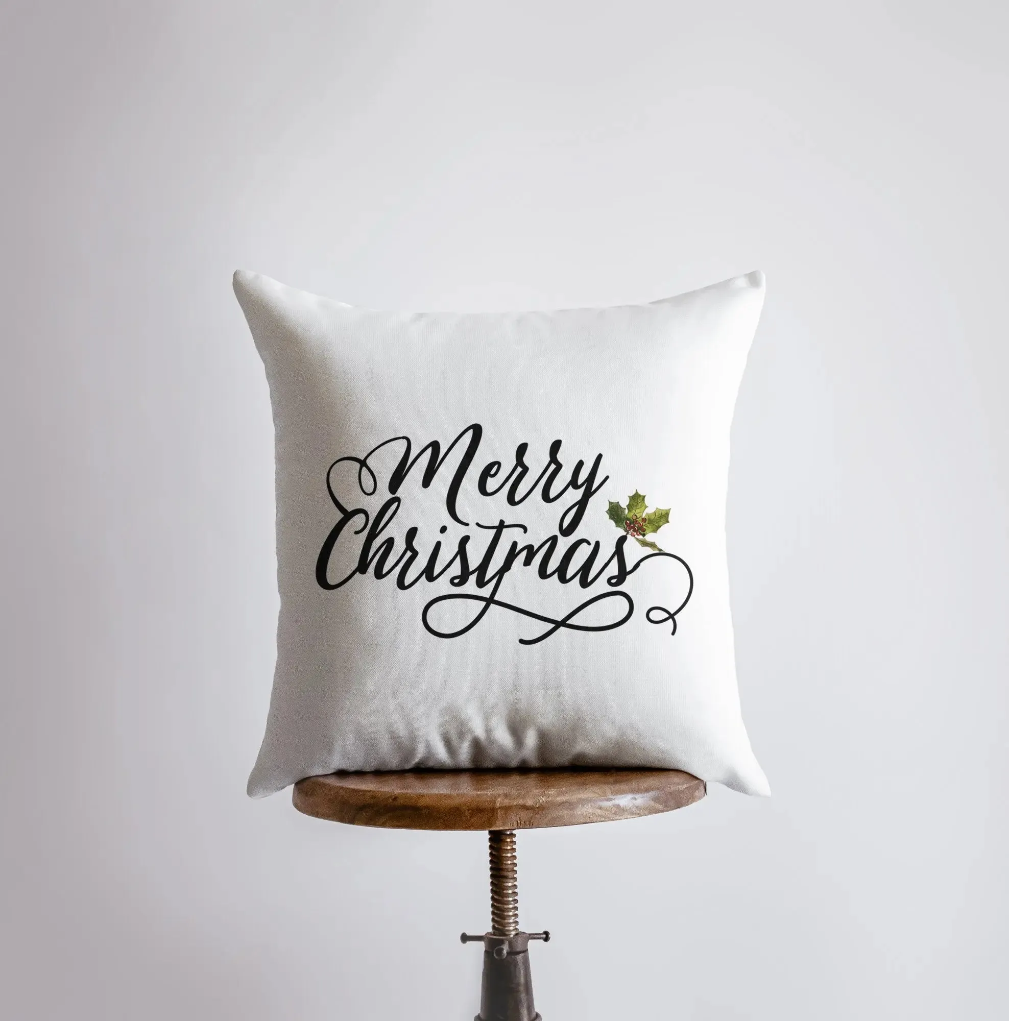 Merry Christmas | Mistletoe | Throw Pillow | Christmas Pillow | Home Decor | Christmas Pillow | Teacher Gift | New Home Gift | Grandma Gift | Mom Gift