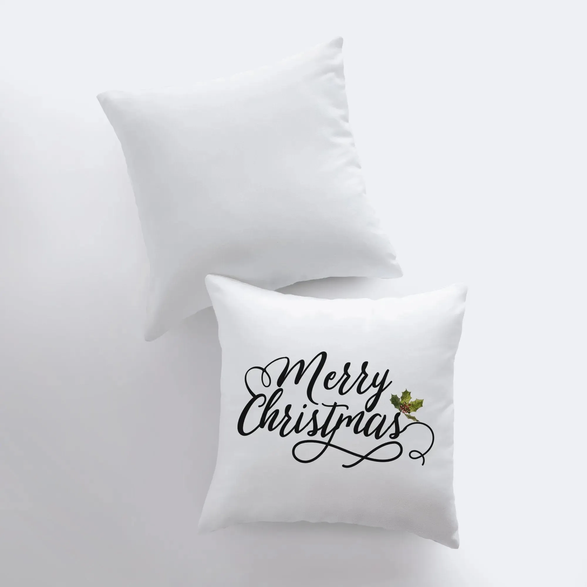 Merry Christmas | Mistletoe | Throw Pillow | Christmas Pillow | Home Decor | Christmas Pillow | Teacher Gift | New Home Gift | Grandma Gift | Mom Gift