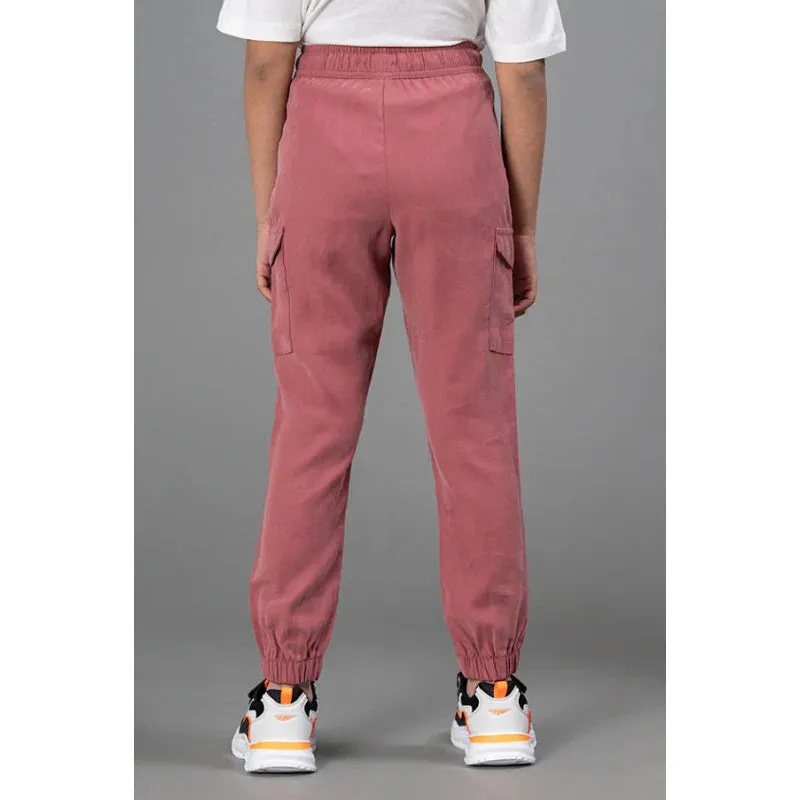 Mode By RedTape Dusky Pink Joggers for Girls| Best in Comfort| Viscose| Regular Fit| Front Side Pockets