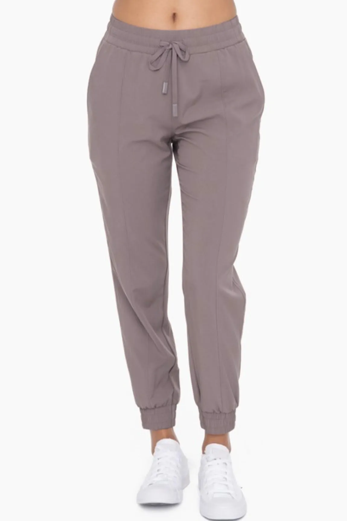 Mono B Gray Essential Athleisure Joggers