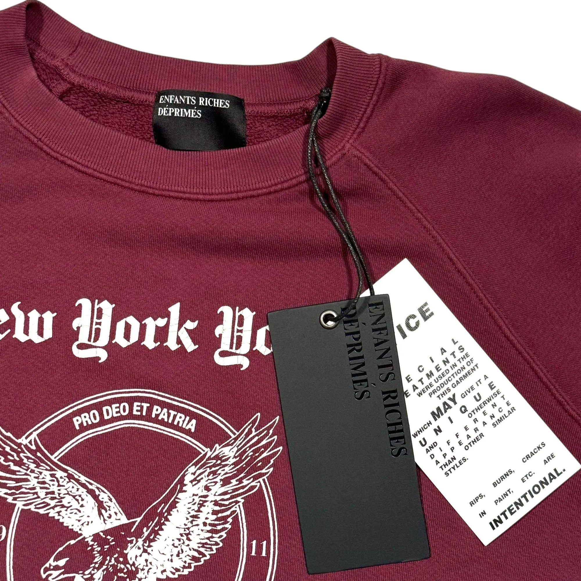 New York Y.R.C. Raglan Sweatshirt