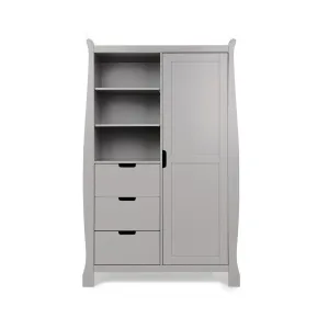 Obaby Stamford Double Wardrobe - Warm Grey