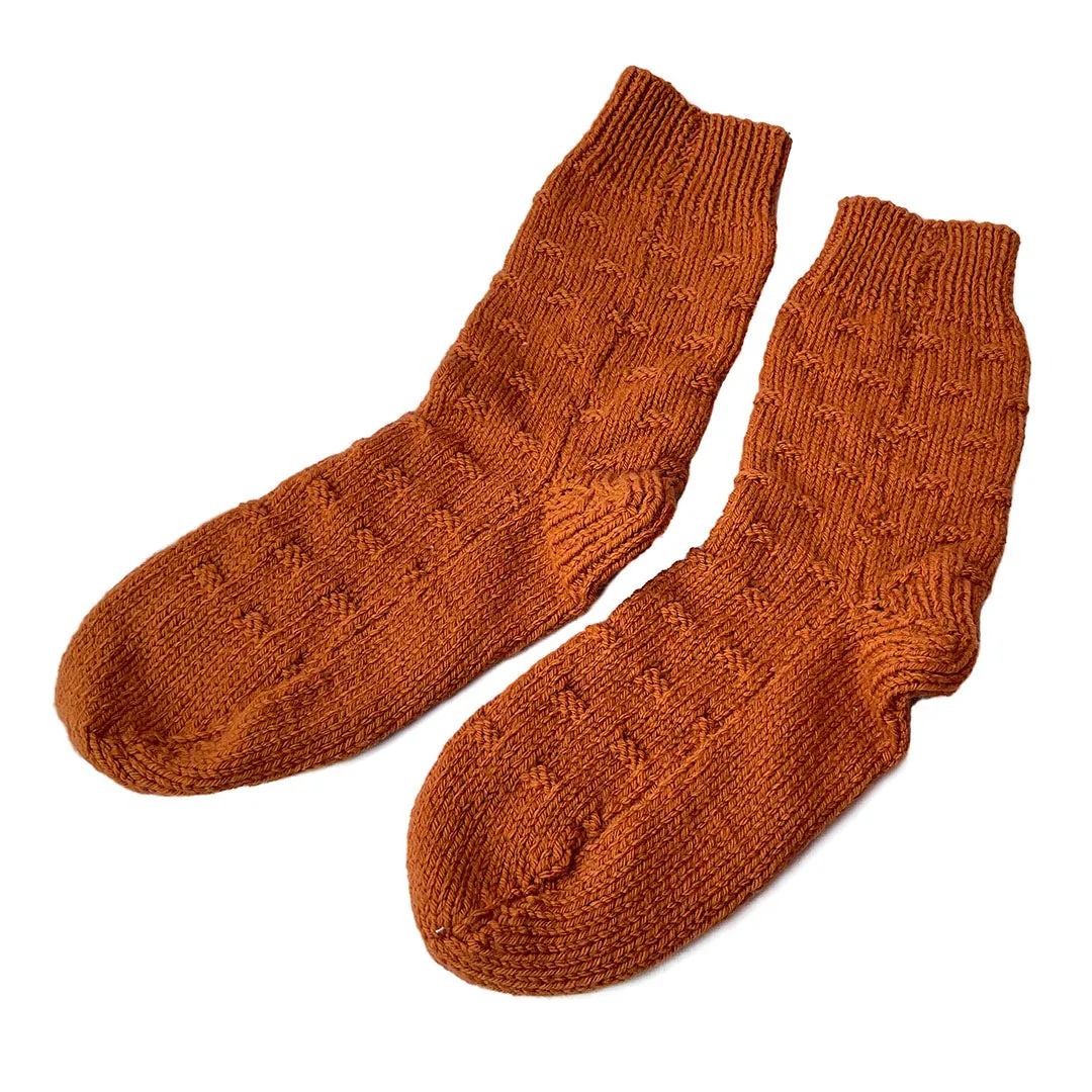 Organic Wool | Socks For Men & Women | Tomato Cream