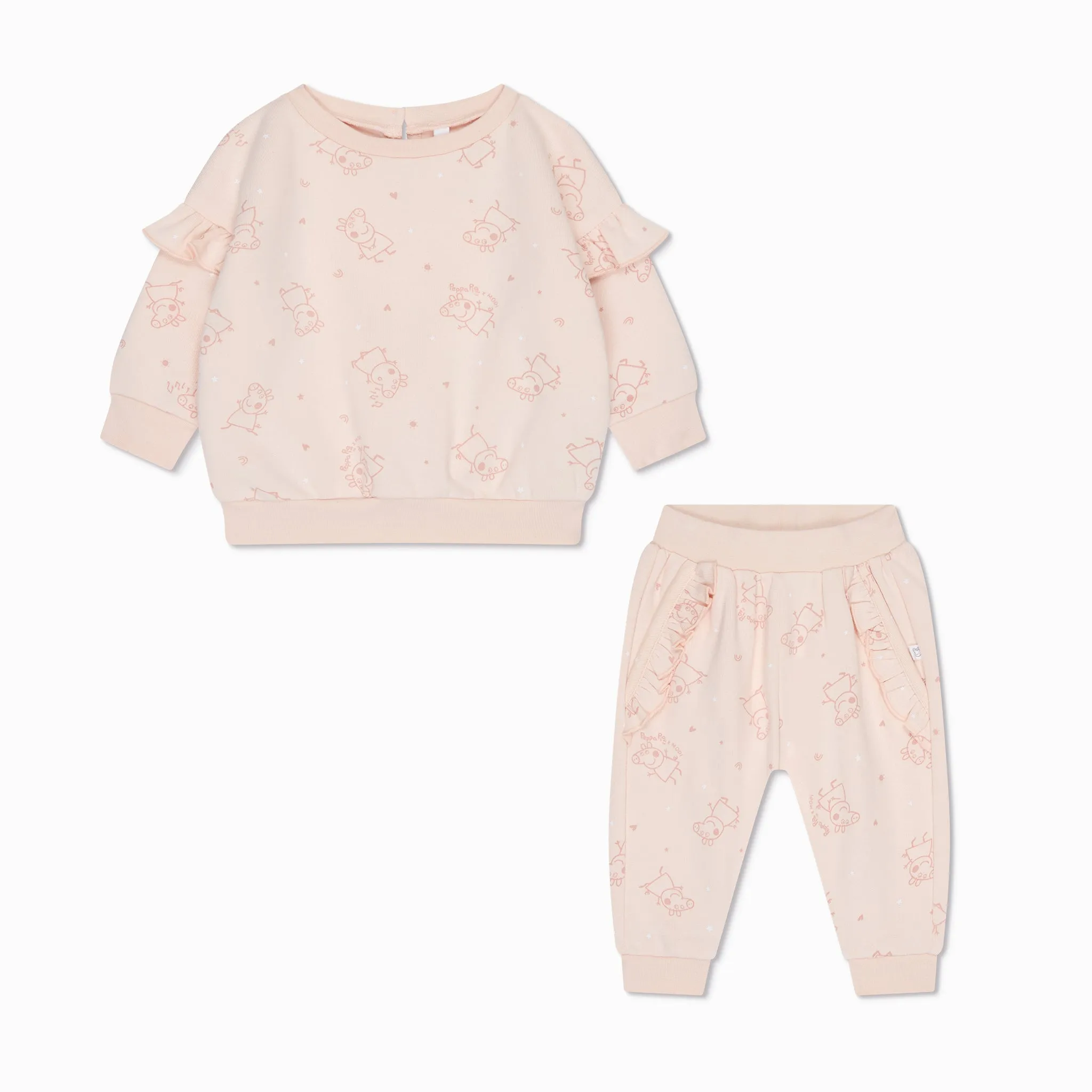 Peppa Pig Frilled Sweater & Joggers Outfit