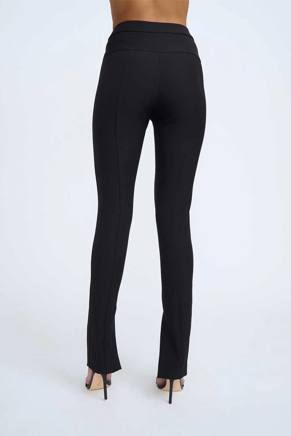 Pia Ankle Split Pant | Final Sale - Black