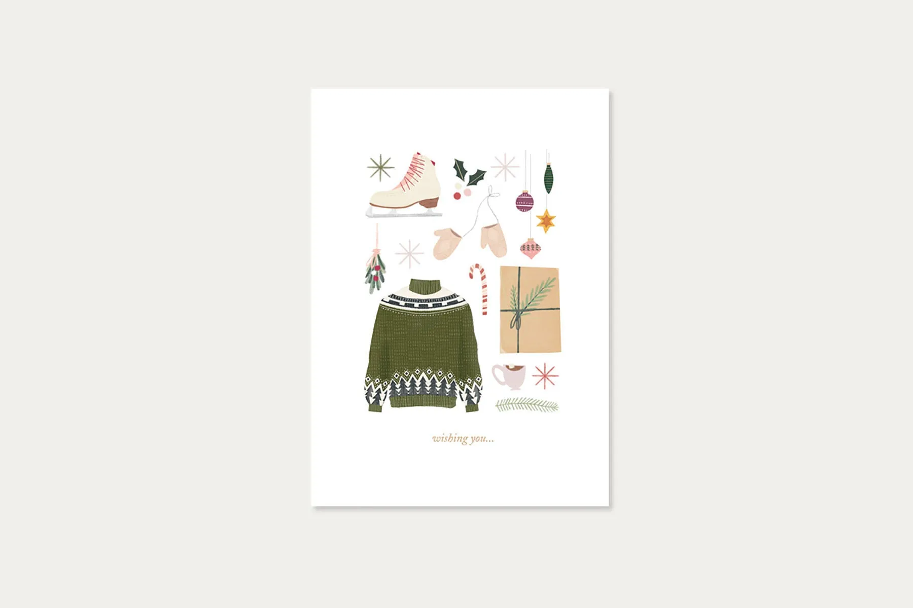 Pop-up Christmas Greeting Card – Wardrobe