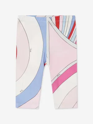 Pucci Baby Girls Iride Leggings in Multicolour