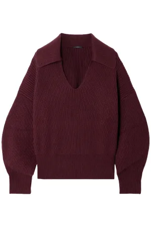 Ribbed Wool, Cashmere and Silk-blend Sweater