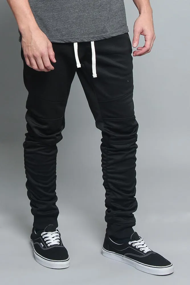 Scrunched Skinny Fit Track Pants