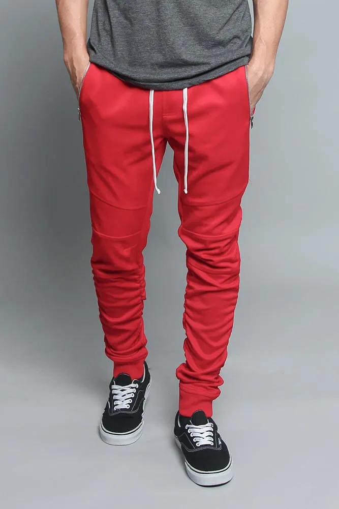 Scrunched Skinny Fit Track Pants