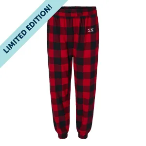 Sigma Chi Flannel Joggers