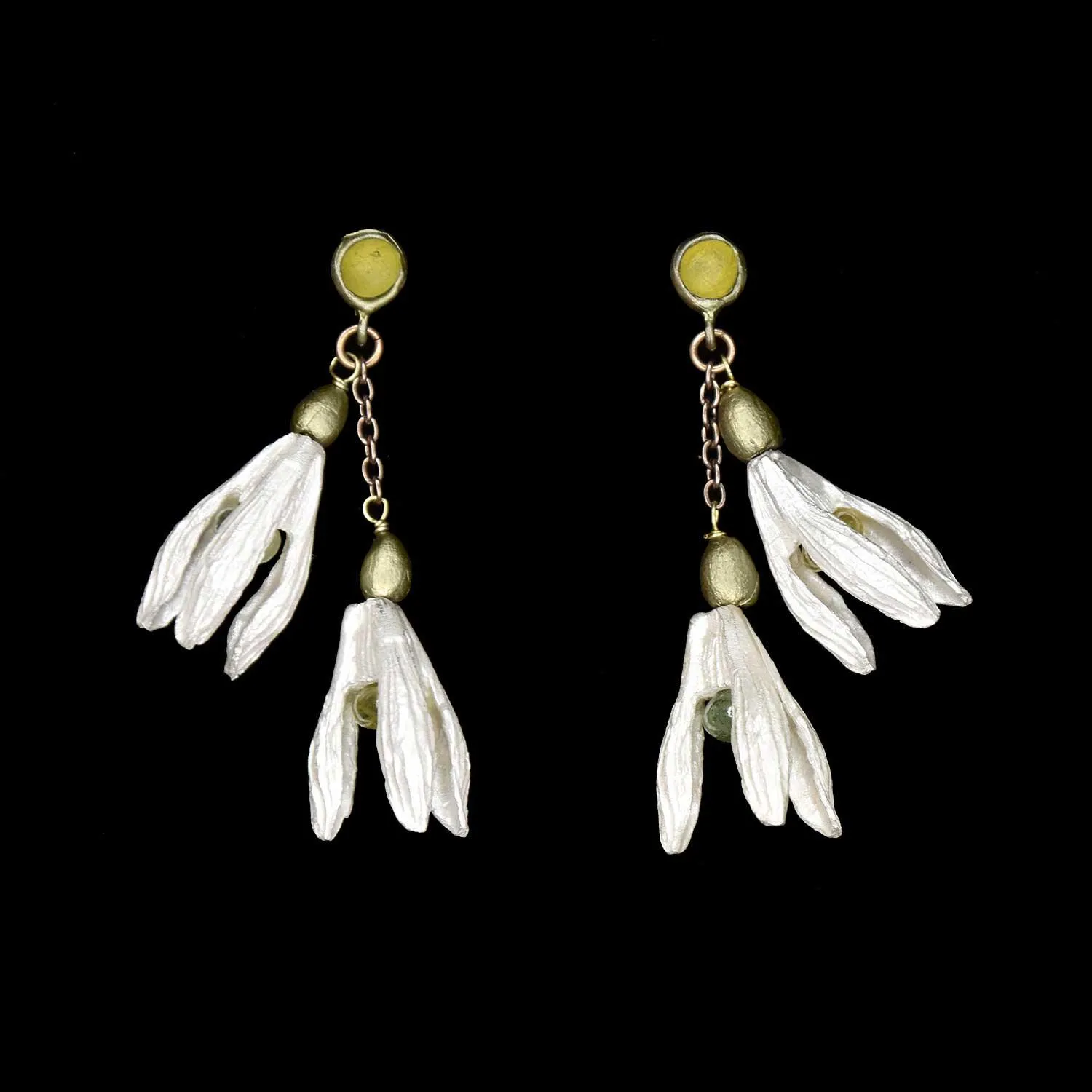 Snowdrops Earrings - Dangle Post