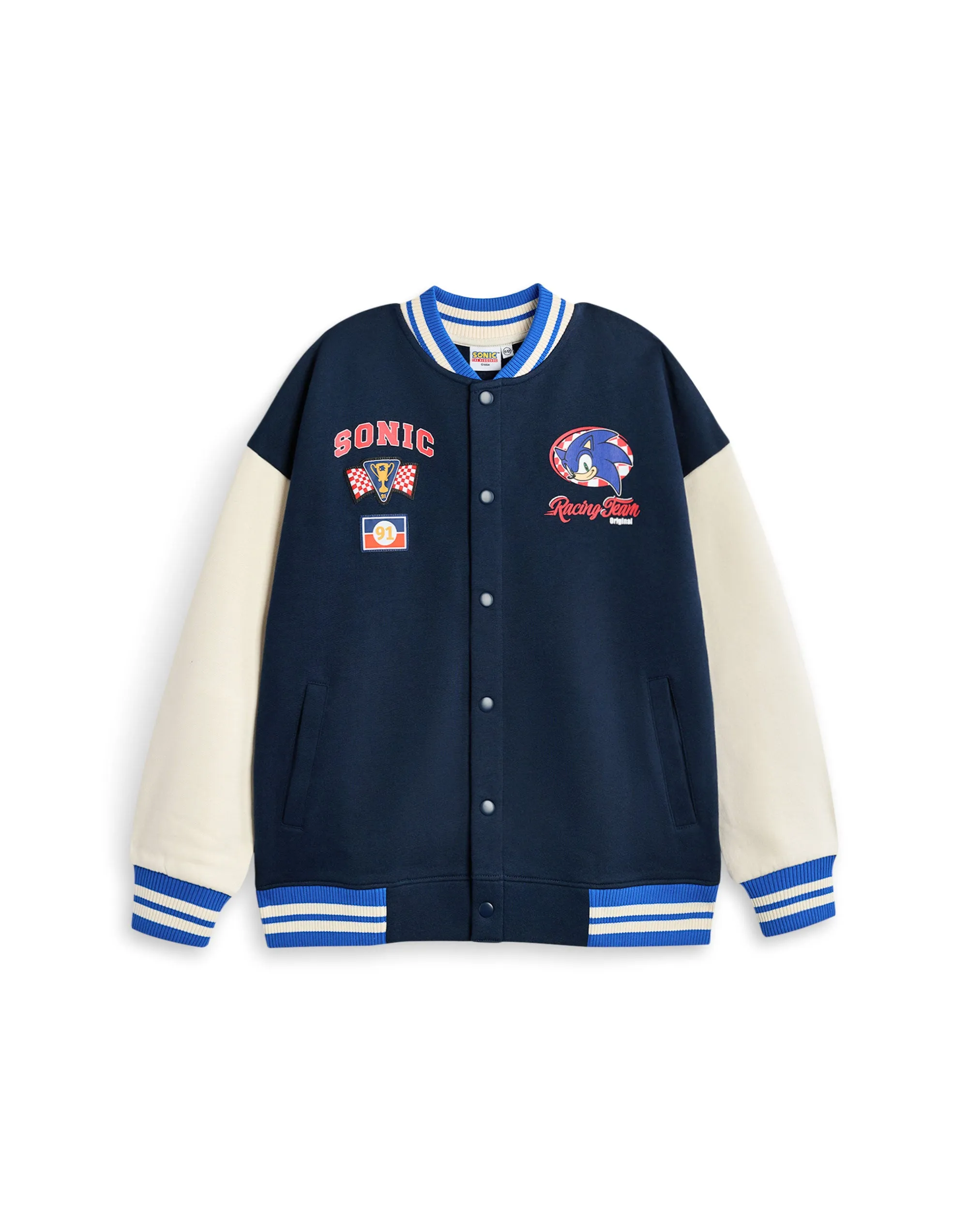 Sonic the Hedgehog Racing Team Boys Blue Bomber Jacket