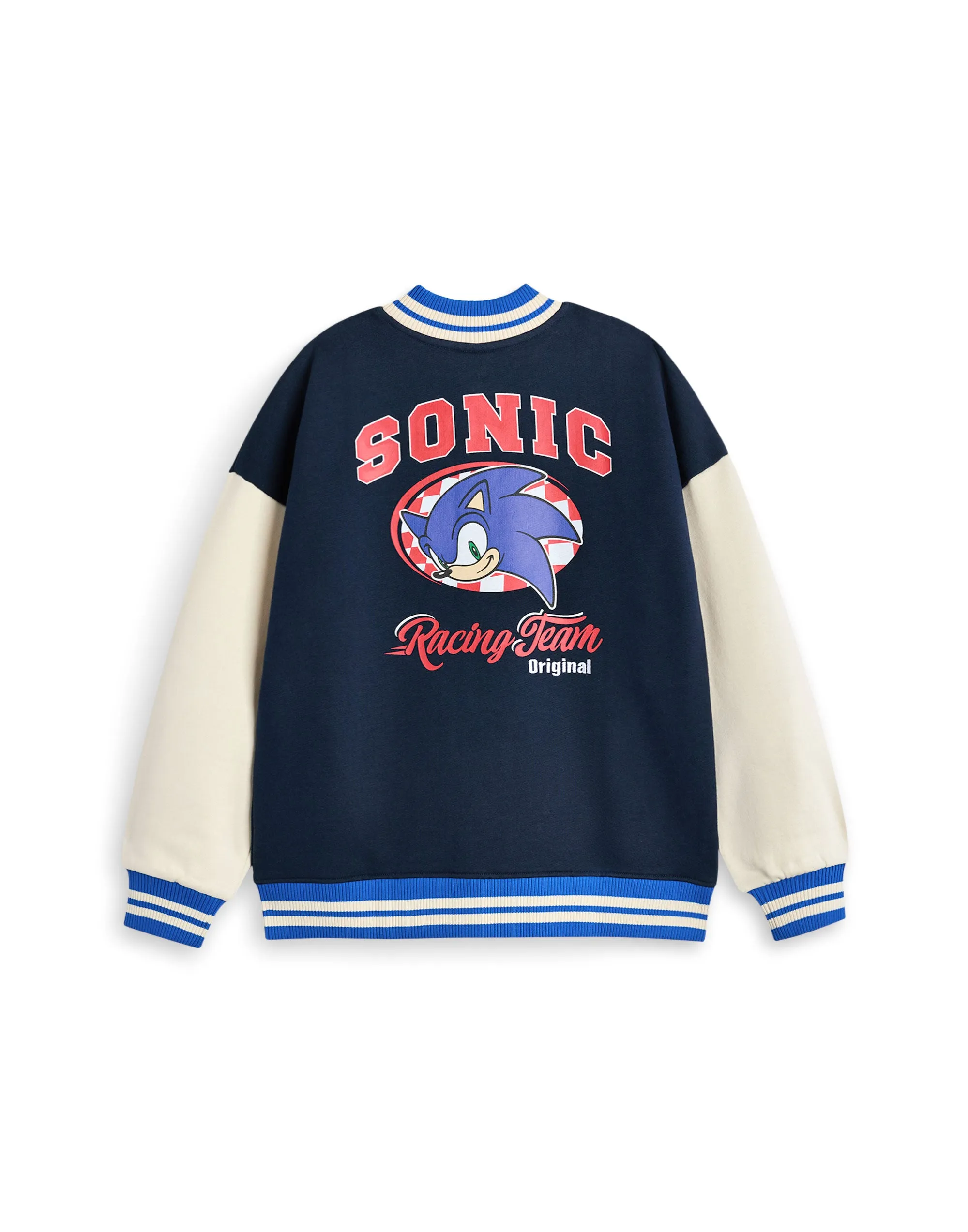 Sonic the Hedgehog Racing Team Boys Blue Bomber Jacket