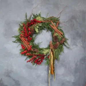 Stacy K Floral | Warm Winter Wreath