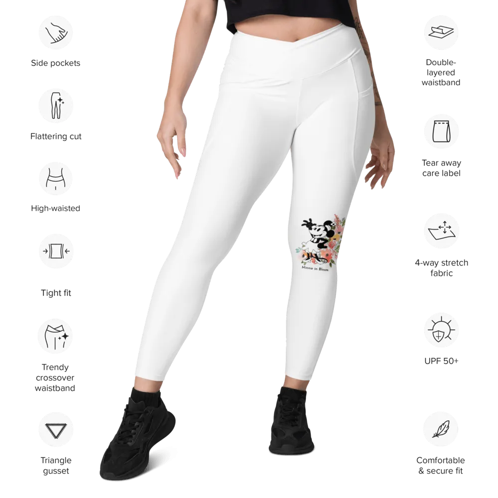 Steamboat Willie - Bloom - Crossover Leggings with Pockets