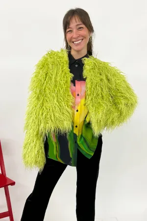 Stine Goya- Genessis Jacket: Limeade