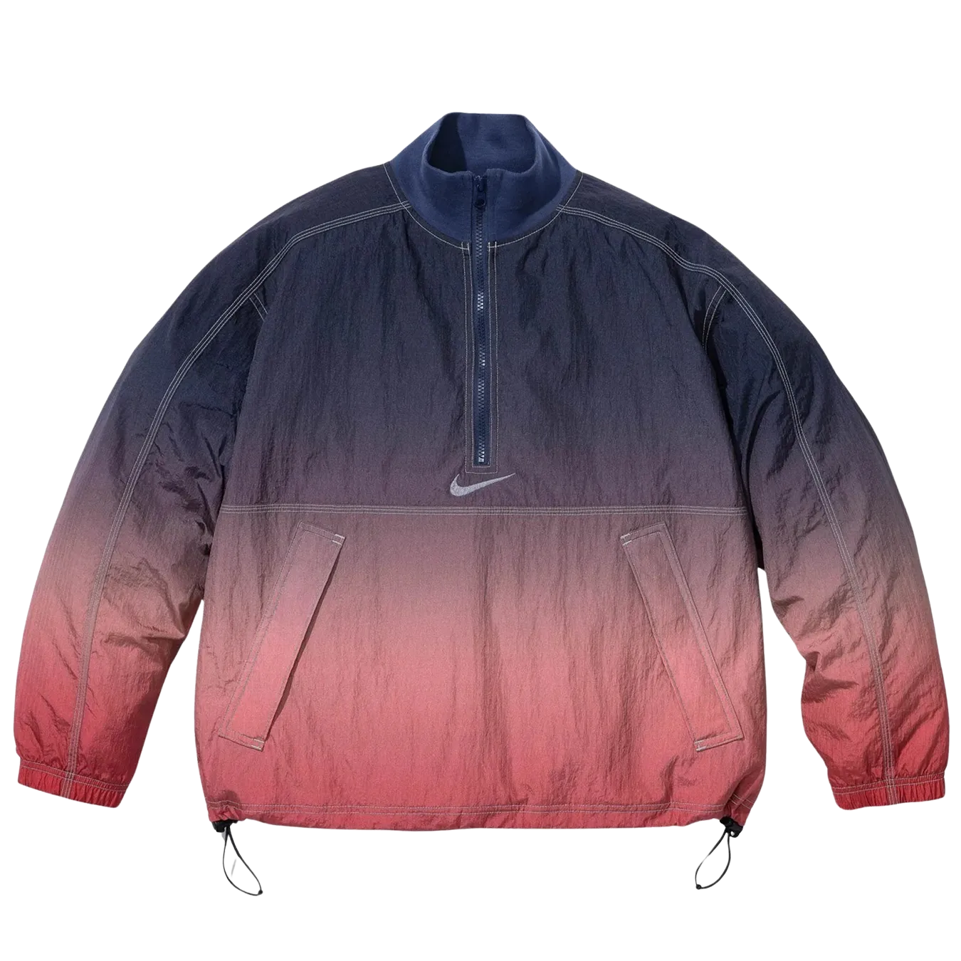 Supreme x Nike Ripstop Pullover 'Blue Red'